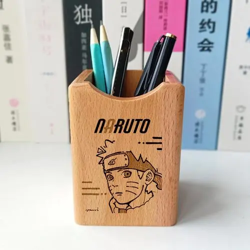 木制筆筒打標(biāo)樣品